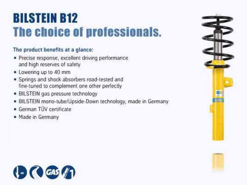 Bilstein B12 2008 Mercedes-Benz C300 Base Front and Rear Suspension Kit - MGC Suspensions