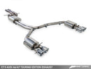 AWE Tuning Audi C7.5 A6 3.0T Touring Edition Exhaust - Quad Outlet Chrome Silver Tips - MGC Suspensions