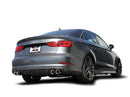 Borla 15-18 Audi S3 S-Type Dual Round Rolled Catback Exhaust - MGC Suspensions