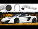 SOUL Down Pipes w/200 Cell Catalytic Converters  McLaren MP4-12C/650S/675LT
