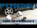 SOUL Valved Exhaust System 2005-08 Porsche 997.1 Carrera