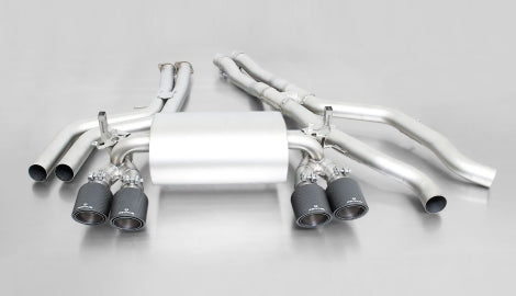 Remus 2006-09 BMW 3 Series E92/E93/E90 Sedan Axle Back Exhaust w/Carbon Exhaust Tips